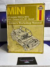 Mini owners workshop for sale  BIRMINGHAM