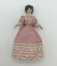 Dolls House Lady Wearing Pink Dress : 14 cm for sale  BILLERICAY