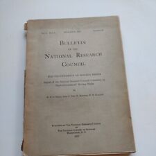 Bulletin national research for sale  Merced