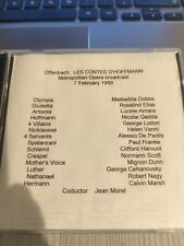 CD raro de gravação de ópera ao vivo 138-Contes D'Hoffmann 1959 Dobbs Elias Amara Gedda, usado comprar usado  Enviando para Brazil