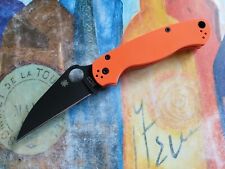 Spyderco paramilitary black for sale  New Holland