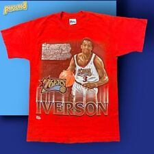 Camiseta vintage años 90 jugador profesional Allen Iverson Philadelphia 76ers Sixers para hombre M segunda mano  Embacar hacia Argentina