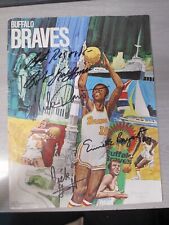 Used, Vintage Buffalo Braves 1970's Signed Autographed Program ** for sale  Rochester