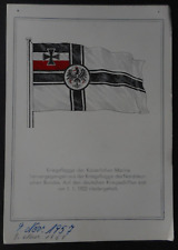 Kriegsflagge kaiserlichen mari gebraucht kaufen  Dresden