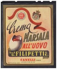 Etichetta crema marsala usato  Italia