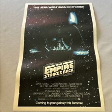 Pôster vintage de filme Star Wars The Empire Strikes Back Advance uma folha 18x12” comprar usado  Enviando para Brazil