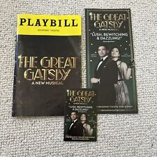 Great gatsby playbill for sale  Shipping to Ireland