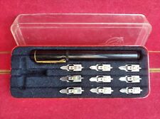  Markant Technical Drawing Set Calligraphy Dip Pen with Nibs in Case Germany VTG, used for sale  Shipping to South Africa