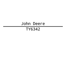 John deere ty6342 for sale  Utica