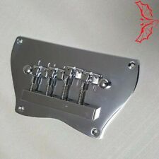 Used, 4 String Ibanez Electric Bass Fixed Bridge in Chrome For Ibanez Jet King Bass for sale  Shipping to Canada