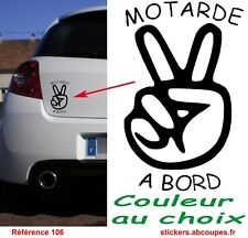 Sticker autocollant motarde d'occasion  Ecques