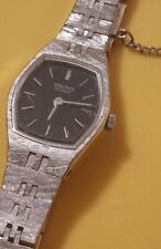 Relógio de pulso feminino SEIKO vintage tom prata quartzo NÃO TESTADO  comprar usado  Enviando para Brazil