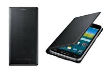 Oryginalny pokrowiec z klapką SAMSUNG EF-FG800 do Galaxy S5 mini SM-G800F czarny wykrawanie na sprzedaż  PL