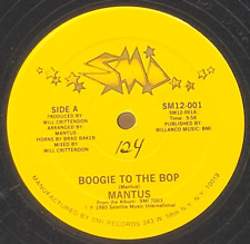 MANTUS - BOOGIE TO THE BOP / ALL NIGHT, THAT'S RIGHT - FUNK SOUL SINGLE, usado comprar usado  Enviando para Brazil