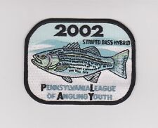 STRIPED BASS HYBRID - 1997 - PLAY - PENNSYLVANIA FISH & BOAT COMMISSION PATCH for sale  Shipping to South Africa