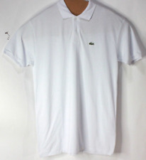 Usado, Polo masculino Lacoste manga curta branco caiman 100% algodão tamanho XXL novo com etiquetas comprar usado  Enviando para Brazil