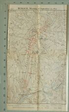 Map battle plan for sale  YORK