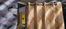 modern geometric curtains for sale  CLACKMANNAN
