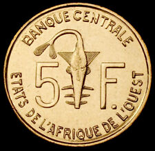 West Africa 5 Francs 2008 (GLIU-003C), used for sale  Shipping to South Africa