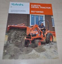 Kubota B2710HSD Ładowarka Ciągnik wysokoprężny Japońska broszura na sprzedaż  PL