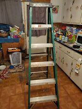 Used, 6 ft fiberglass step ladder for sale  Delano