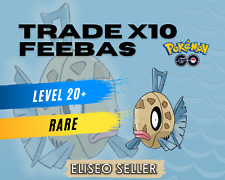 Trade Feebas x10 - Pokemon Feebas x10 GO - Chance Lucky - Pré-milótico comprar usado  Enviando para Brazil