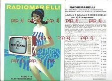 Radiomarelli pubblicità secon usato  Italia