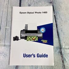 2006 Epson Stylus Photo 1400 Printer User Guide Manual Book Paperback for sale  Shipping to South Africa