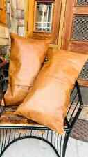 Real leather throw for sale  USA