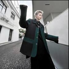Jaqueta casaco blazer estilo preppy acolchoada moda juvenil masculina dois tons d comprar usado  Enviando para Brazil