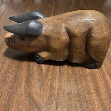 Carved wood pig for sale  Palmetto