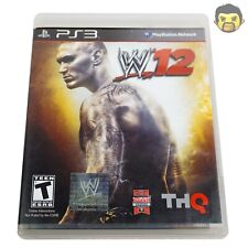 Cartão de registro completo WWE '12 PS3 (Sony PlayStation 3 2011) etiqueta preta na caixa, usado comprar usado  Enviando para Brazil