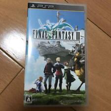 PSP Final Fantasy III FF3 Japanese English Subtitles Sony Playstation Portable, used for sale  Shipping to South Africa