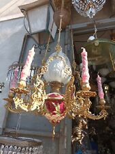 Antico lampadario liberty usato  Catania
