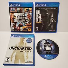 Last Of Us Remastered/GTA V/ Uncharted Collection + Paquete de 4 PS4 PlayStation 4 segunda mano  Embacar hacia Argentina
