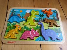 Janod dinosaurs chunky for sale  DORKING