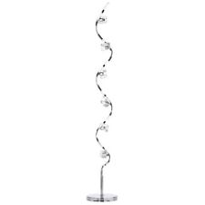 Litecraft Floor Lamp Twirl 6 Arm Base With Clear Glass Shades - Chrome Clearance for sale  Shipping to South Africa