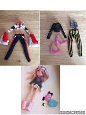 Bratz Bundle Chloe Selfie Snaps, I Love Stripes & sporty Outfit Set 2015, used for sale  Shipping to South Africa