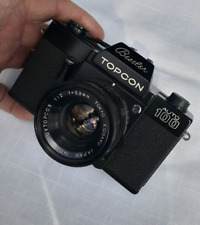 Cuerpo de cámara fotográfica vintage Topcon Beseler Auto 100 SLR NEGRO con lente de 53 mm segunda mano  Embacar hacia Argentina