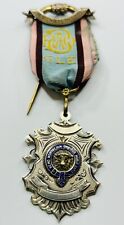 Antique(1908) silver and enamel masonic medal for sale  Shipping to South Africa