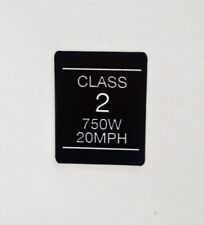 Class 750w classification for sale  Houston