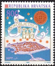 Croácia 1993 ☀ 550º Aniversário da Island Pag Town ☀ MNH **, usado comprar usado  Enviando para Brazil