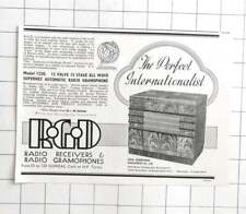 1937 rgd radio for sale  UK