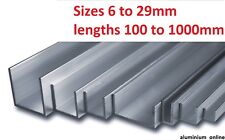 Aluminium channel 6mm for sale  SMETHWICK