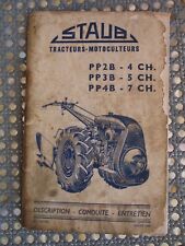 Staub tracteurs motoculteurs d'occasion  Saint-Cyprien