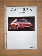 Used, Opel Calibra Turbo brochure Opel for sale  Shipping to South Africa
