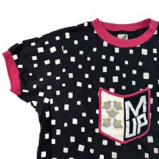 Camiseta Pop Art Anos 80 L Estampa Puff AOP Bolso Frontal VTG Moving Up Rave Disco comprar usado  Enviando para Brazil