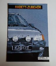 Prospectus/Brochura - Suporte para acessórios Opel Kadett E 1986, usado comprar usado  Enviando para Brazil