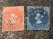 Chile 1850s. 10c. for sale  ABERDEEN