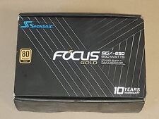 Seasonic Focus SGX-650, 650W 80+ Gold, Full Modular, SFX Power Supply for sale  Shipping to South Africa